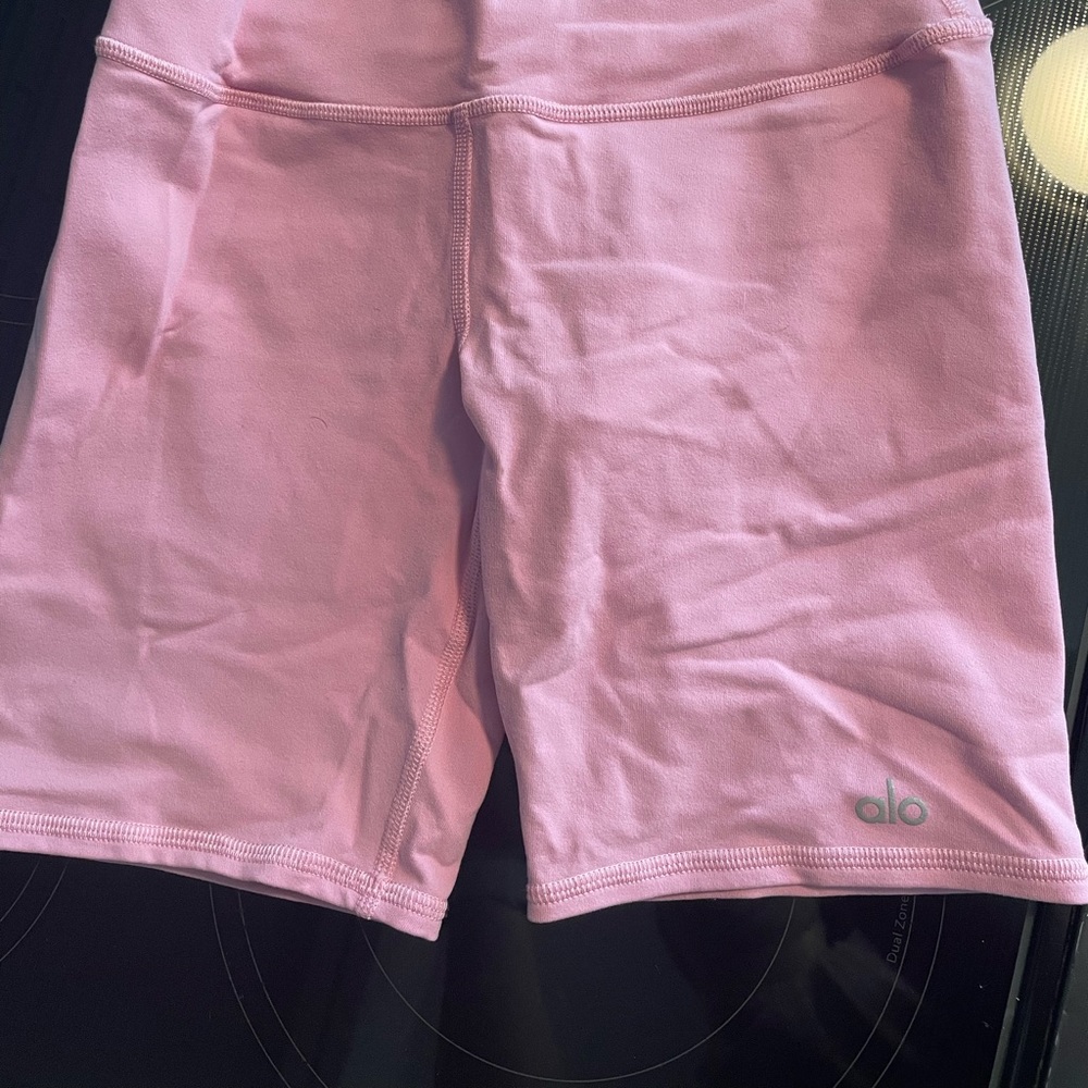 Pink Alo Biker Shorts